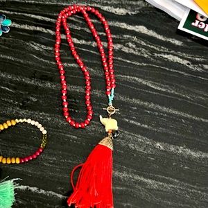 Praying bead necklace